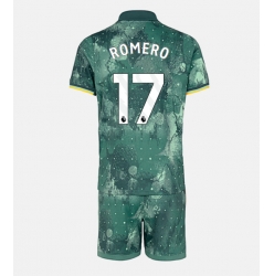 Fotbollsset Barn Tottenham Hotspur Cristian Romero #17 Tredje Tröja 2024-25 Mini-Kit Kortärmad (+ korta byxor)