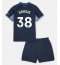 Fotbollsset Barn Tottenham Hotspur Destiny Udogie #38 Bortatröja 2023-24 Mini-Kit Kortärmad (+ korta byxor)