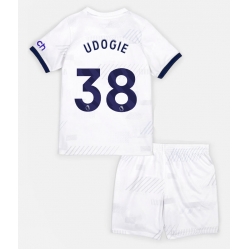 Fotbollsset Barn Tottenham Hotspur Destiny Udogie #38 Hemmatröja 2023-24 Mini-Kit Kortärmad (+ korta byxor)