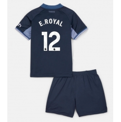 Fotbollsset Barn Tottenham Hotspur Emerson Royal #12 Bortatröja 2023-24 Mini-Kit Kortärmad (+ korta byxor)