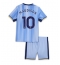 Fotbollsset Barn Tottenham Hotspur James Maddison #10 Bortatröja 2024-25 Mini-Kit Kortärmad (+ korta byxor)