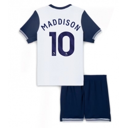 Fotbollsset Barn Tottenham Hotspur James Maddison #10 Hemmatröja 2024-25 Mini-Kit Kortärmad (+ korta byxor)