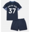 Fotbollsset Barn Tottenham Hotspur Micky van de Ven #37 Bortatröja 2023-24 Mini-Kit Kortärmad (+ korta byxor)