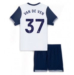 Fotbollsset Barn Tottenham Hotspur Micky van de Ven #37 Hemmatröja 2024-25 Mini-Kit Kortärmad (+ korta byxor)