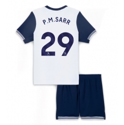 Fotbollsset Barn Tottenham Hotspur Pape Matar Sarr #29 Hemmatröja 2024-25 Mini-Kit Kortärmad (+ korta byxor)