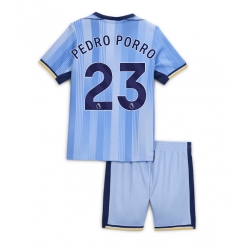 Fotbollsset Barn Tottenham Hotspur Pedro Porro #23 Bortatröja 2024-25 Mini-Kit Kortärmad (+ korta byxor)