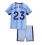 Fotbollsset Barn Tottenham Hotspur Pedro Porro #23 Bortatröja 2024-25 Mini-Kit Kortärmad (+ korta byxor)