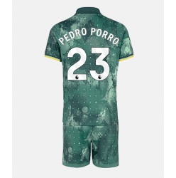 Fotbollsset Barn Tottenham Hotspur Pedro Porro #23 Tredje Tröja 2024-25 Mini-Kit Kortärmad (+ korta byxor)