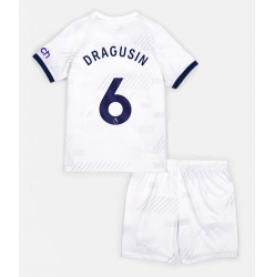 Fotbollsset Barn Tottenham Hotspur Radu Dragusin #6 Hemmatröja 2023-24 Mini-Kit Kortärmad (+ korta byxor)