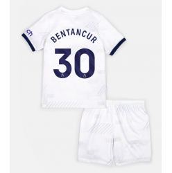 Fotbollsset Barn Tottenham Hotspur Rodrigo Bentancur #30 Hemmatröja 2023-24 Mini-Kit Kortärmad (+ korta byxor)