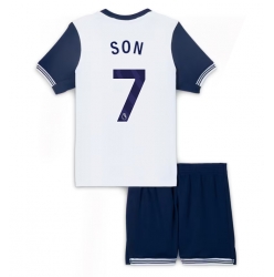 Fotbollsset Barn Tottenham Hotspur Son Heung-min #7 Hemmatröja 2024-25 Mini-Kit Kortärmad (+ korta byxor)