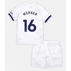 Fotbollsset Barn Tottenham Hotspur Timo Werner #16 Hemmatröja 2023-24 Mini-Kit Kortärmad (+ korta byxor)