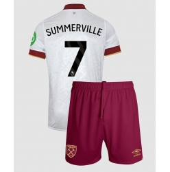 Fotbollsset Barn West Ham United Crysencio Summerville #7 Tredje Tröja 2024-25 Mini-Kit Kortärmad (+ korta byxor)