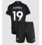 Fotbollsset Barn West Ham United Edson Alvarez #19 Bortatröja 2024-25 Mini-Kit Kortärmad (+ korta byxor)