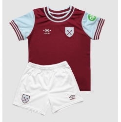 Fotbollsset Barn West Ham United Hemmatröja 2024-25 Mini-Kit Kortärmad (+ korta byxor)