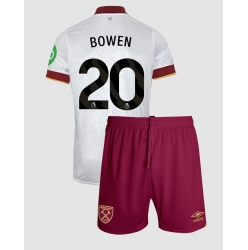 Fotbollsset Barn West Ham United Jarrod Bowen #20 Tredje Tröja 2024-25 Mini-Kit Kortärmad (+ korta byxor)