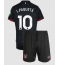 Fotbollsset Barn West Ham United Lucas Paqueta #10 Bortatröja 2024-25 Mini-Kit Kortärmad (+ korta byxor)