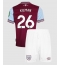 Fotbollsset Barn West Ham United Max Kilman #26 Hemmatröja 2024-25 Mini-Kit Kortärmad (+ korta byxor)