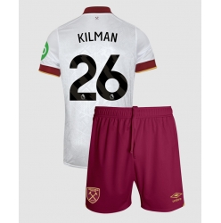 Fotbollsset Barn West Ham United Max Kilman #26 Tredje Tröja 2024-25 Mini-Kit Kortärmad (+ korta byxor)