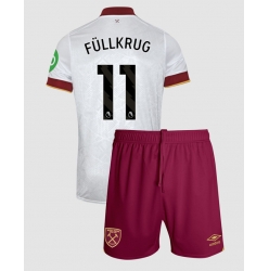 Fotbollsset Barn West Ham United Niclas Fullkrug #11 Tredje Tröja 2024-25 Mini-Kit Kortärmad (+ korta byxor)