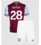 Fotbollsset Barn West Ham United Tomas Soucek #28 Hemmatröja 2024-25 Mini-Kit Kortärmad (+ korta byxor)