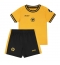 Fotbollsset Barn Wolves Jean-Ricner Bellegarde #27 Hemmatröja 2024-25 Mini-Kit Kortärmad (+ korta byxor)