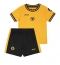 Fotbollsset Barn Wolves Matheus Cunha #12 Hemmatröja 2024-25 Mini-Kit Kortärmad (+ korta byxor)