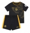 Fotbollsset Barn Wolves Rayan Ait-Nouri #3 Bortatröja 2024-25 Mini-Kit Kortärmad (+ korta byxor)