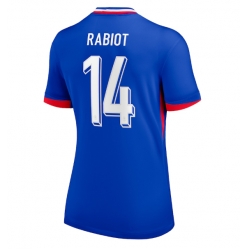 Frankrike Adrien Rabiot #14 Hemmatröja EM 2024 Dam Kortärmad