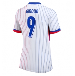 Frankrike Olivier Giroud #9 Bortatröja EM 2024 Dam Kortärmad