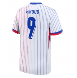 Frankrike Olivier Giroud #9 Bortatröja EM 2024 Kortärmad