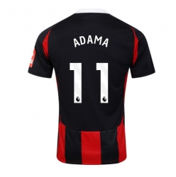 Fulham Adama Traore #11 Bortatröja 2024-25 Kortärmad