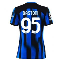 Inter Milan Alessandro Bastoni #95 Hemmatröja 2023-24 Dam Kortärmad