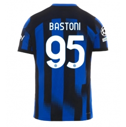 Inter Milan Alessandro Bastoni #95 Hemmatröja 2023-24 Kortärmad