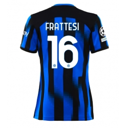 Inter Milan Davide Frattesi #16 Hemmatröja 2023-24 Dam Kortärmad