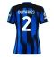 Inter Milan Denzel Dumfries #2 Hemmatröja 2023-24 Dam Kortärmad