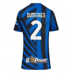 Inter Milan Denzel Dumfries #2 Hemmatröja 2024-25 Dam Kortärmad