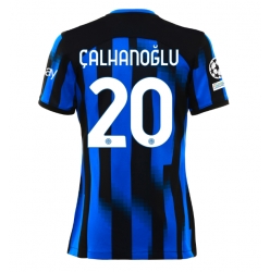 Inter Milan Hakan Calhanoglu #20 Hemmatröja 2023-24 Dam Kortärmad