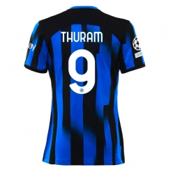 Inter Milan Marcus Thuram #9 Hemmatröja 2023-24 Dam Kortärmad