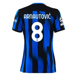 Inter Milan Marko Arnautovic #8 Hemmatröja 2023-24 Dam Kortärmad