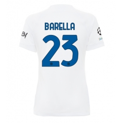 Inter Milan Nicolo Barella #23 Bortatröja 2023-24 Dam Kortärmad