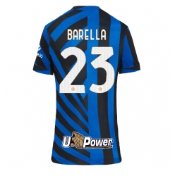 Inter Milan Nicolo Barella #23 Hemmatröja 2024-25 Dam Kortärmad