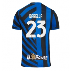 Inter Milan Nicolo Barella #23 Hemmatröja 2024-25 Kortärmad