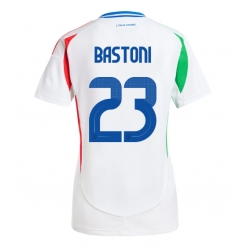 Italien Alessandro Bastoni #23 Bortatröja EM 2024 Dam Kortärmad