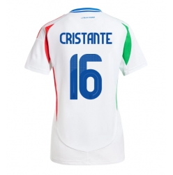 Italien Bryan Cristante #16 Bortatröja EM 2024 Dam Kortärmad