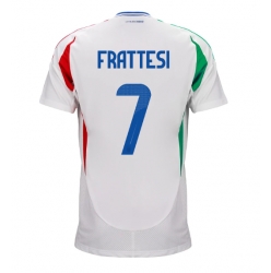 Italien Davide Frattesi #7 Bortatröja EM 2024 Kortärmad