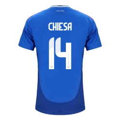 Italien Federico Chiesa #14 Hemmatröja EM 2024 Kortärmad