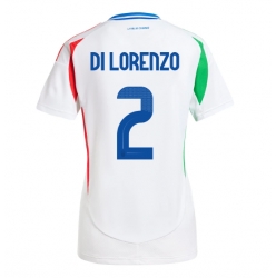 Italien Giovanni Di Lorenzo #2 Bortatröja EM 2024 Dam Kortärmad