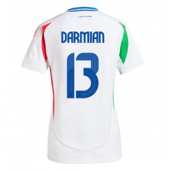 Italien Matteo Darmian #13 Bortatröja EM 2024 Dam Kortärmad