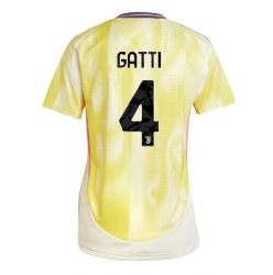 Juventus Federico Gatti #4 Bortatröja 2024-25 Dam Kortärmad